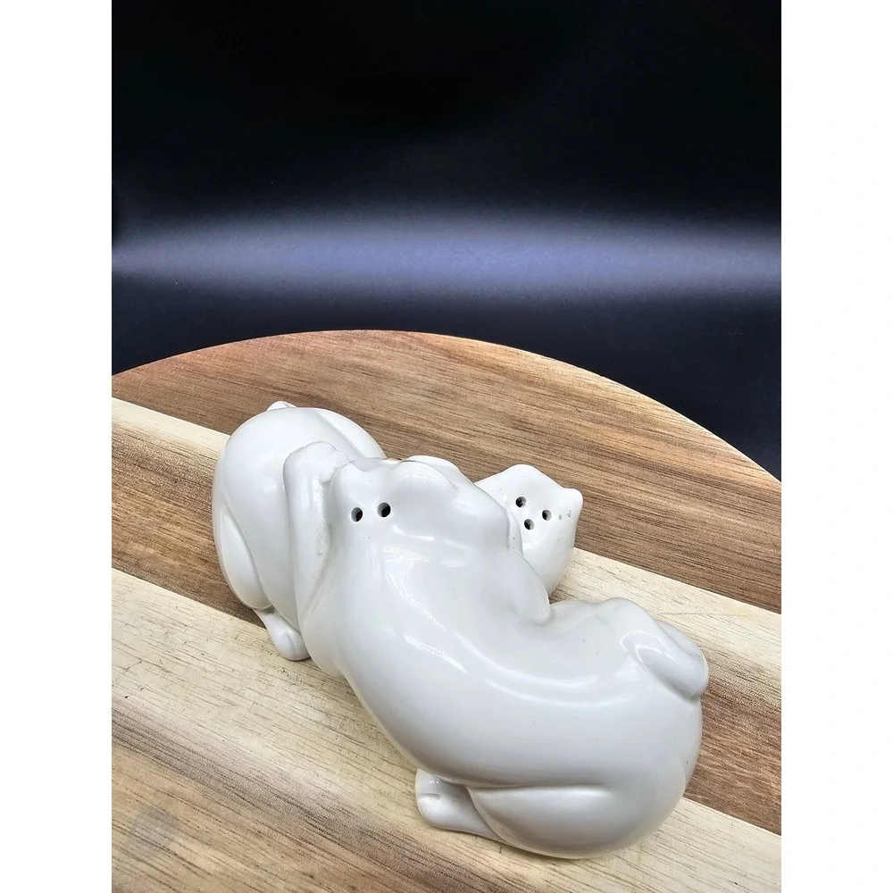 Vintage Fitz & Floyd Cat Nap Nesting Cats Pair Of Salt & Pepper Shakers